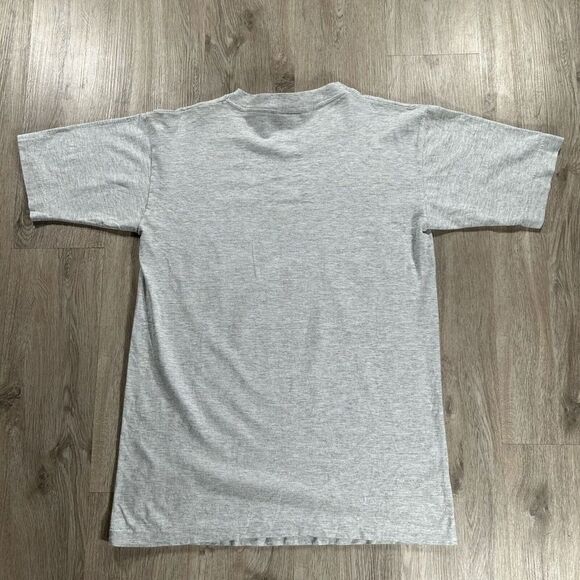 Vintage Youngstown State Penguins T-Shirt Men Medium College Single Stitch Gray‎ - Picture 6 of 9